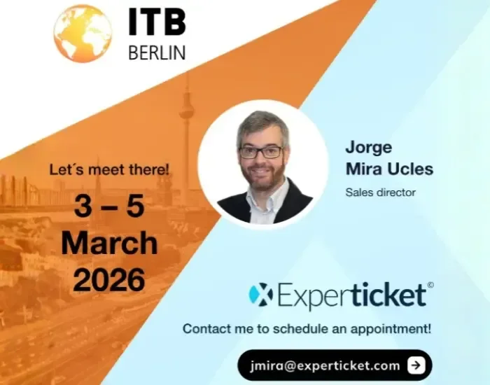 Experticket to participate in ITB Berlin 2026, the world's leading tourism trade fair