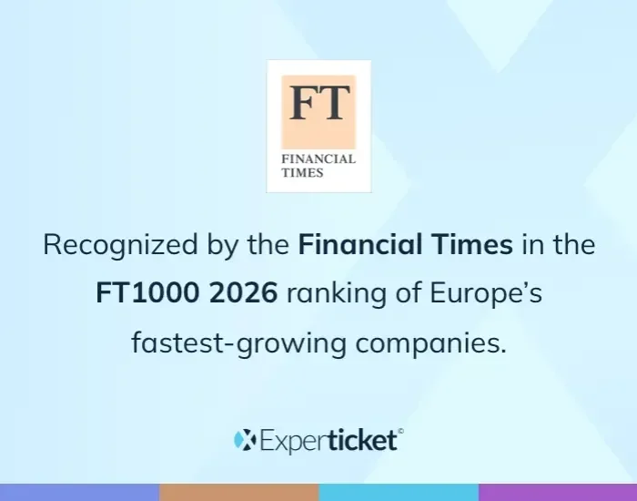 Experticket recognized by the Financial Times among Europe's fastest growing companies in the FT1000 2026 ranking