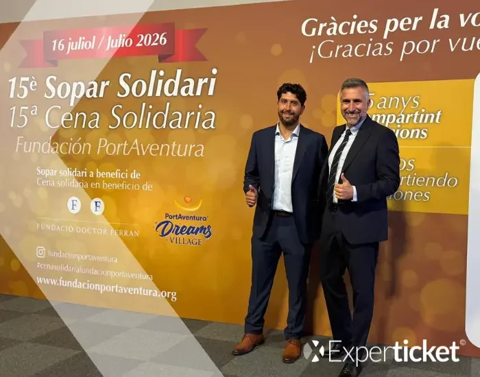 Experticket acompa&ntilde;a a la Fundaci&oacute;n PortAventura en su XV Cena Solidaria, reforzando su colaboraci&oacute;n