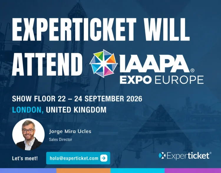 Experticket will be at IAAPA Expo Europe 2026: London, the meeting place for the leisure industry